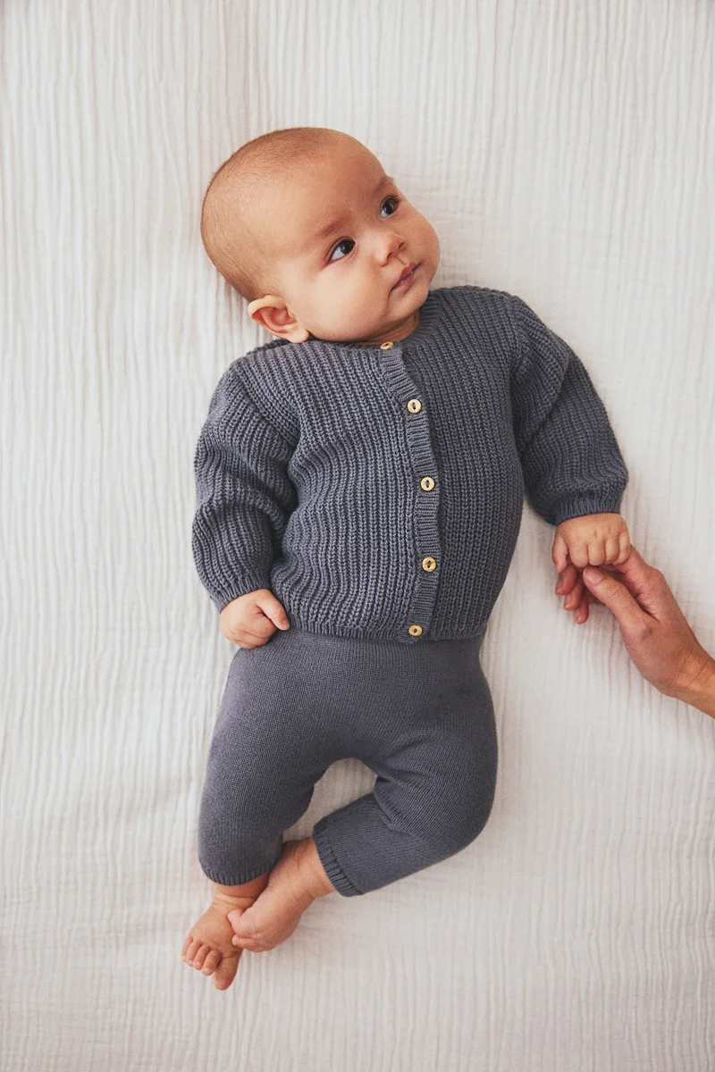 H&M 2-Piece Cotton-Knit Set