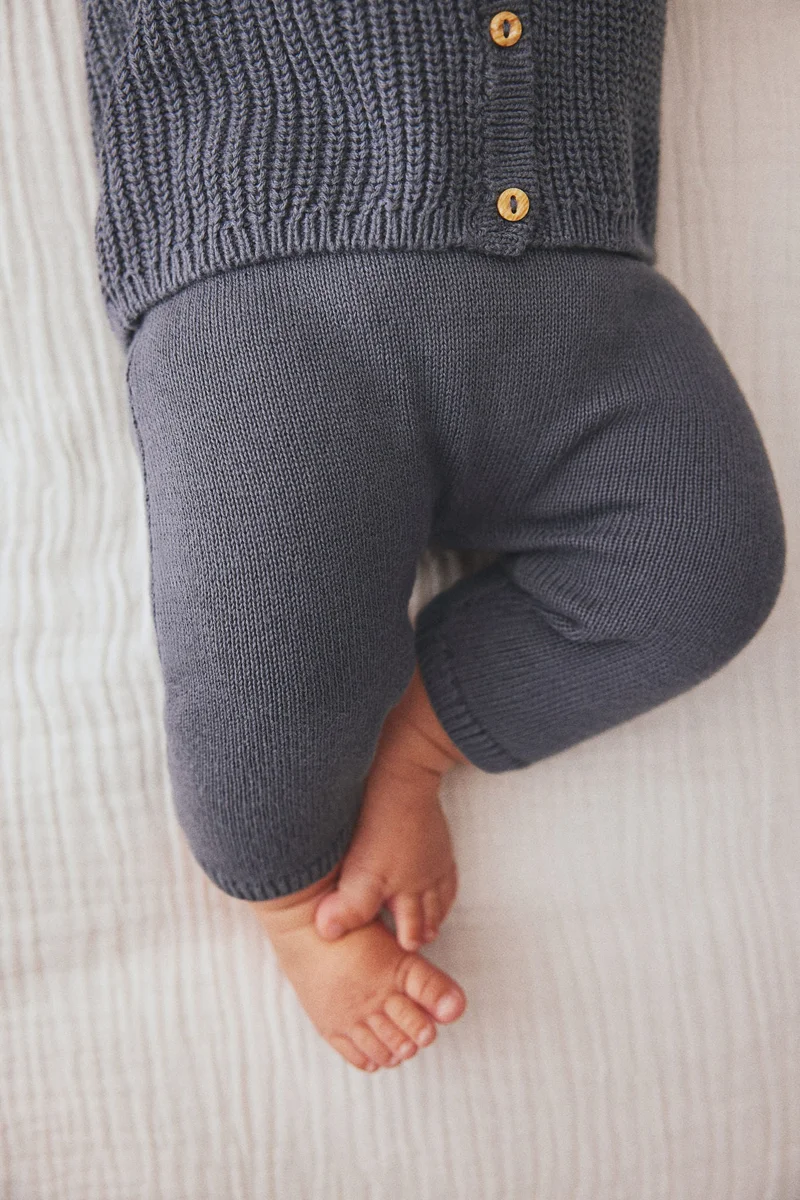 H&M 2-Piece Cotton-Knit Set