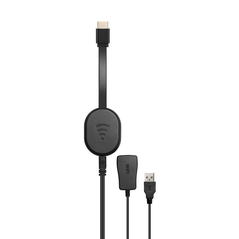 2.4G موصل استقبال عرض ويفاي لاسلكي مع رماز تلفزيوني بدقة 1080P مع ميزات مرآة الشاشة Miracast Airplay DLNA لتحويل الشاشة من الهواتف الذكية والأجهزة اللوحية والأجهزة المحمولة بنظامات أندرويد أو آي أو إس إلى التلفزيون عالي الدقة أو المُشعِك - Image 2