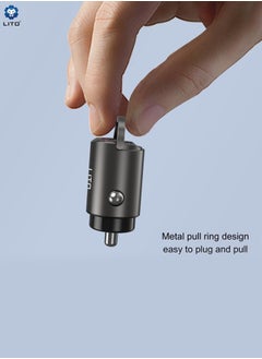 ليتو LITO C03 PD 30W Mini Metal Car Charger  - Image 1