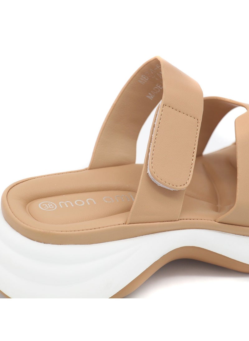 Mon Ami Monami Women's Summer Walking Slide Sandals | Anti-Bacterial, Premium Quality Stylish Shoes, Fashion Comfy Sport Slides | Arch Support Shoes, Casual Wedge Sandals  - Image 2