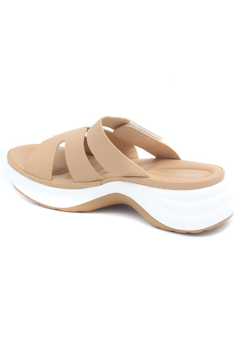Mon Ami Monami Women's Summer Walking Slide Sandals | Anti-Bacterial, Premium Quality Stylish Shoes, Fashion Comfy Sport Slides | Arch Support Shoes, Casual Wedge Sandals  - Image 3