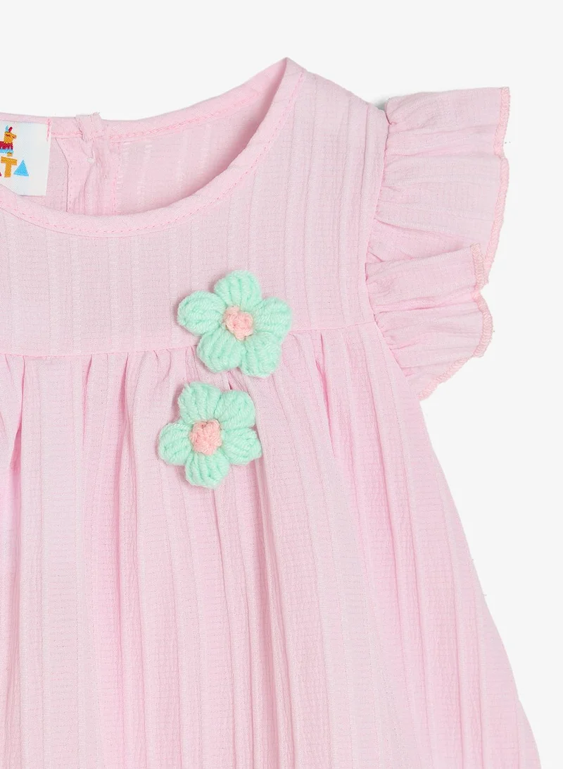 Pinata  Pink Floral Frill Summer Dress for Women | Best Price UAE