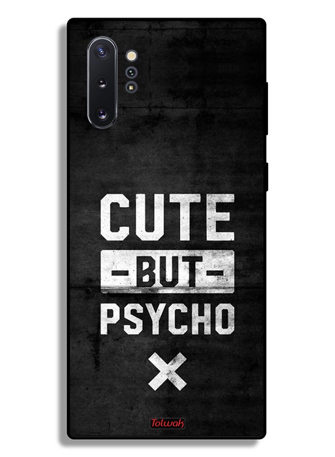 Tolwak Samsung Galaxy Note 10 Plus Protective Case Cover Cute But Psycho - Image 2