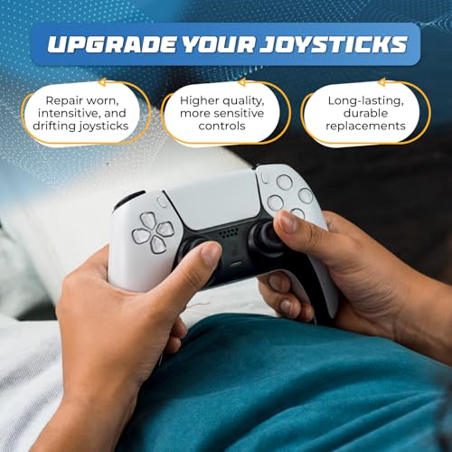 SOSS GAMING® Hall Effect Joysticks UPGRADE Kit for Playstation 5 Dualsense Controllers - Fixes Stick Drift, Broken, and Loose Joysticks (2 Pack) - Soldering Required - Image 5