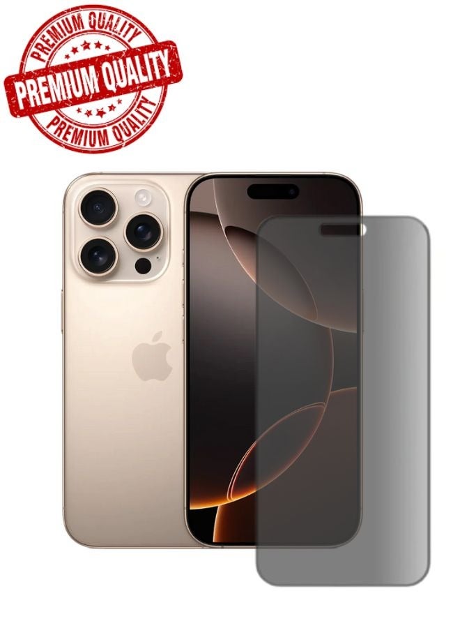 PROMASS Premium privacy screen protector compatible with Iphone 16 Pro - Image 1
