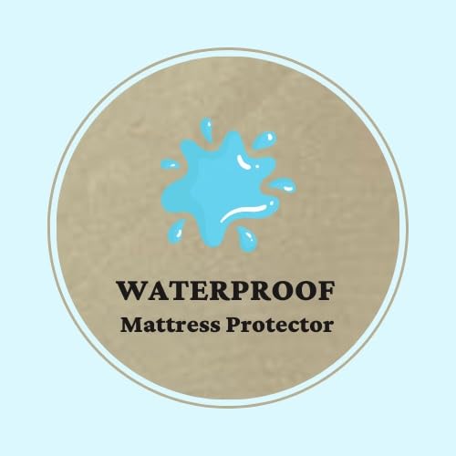 THE MAXIMUS PVC Plain 100% Waterproof Premium Mattress Protector | Breathable And Hypoallergenic Ultra Soft Fitted Bed Protector (72x78, Dark Coffee) - Image 4