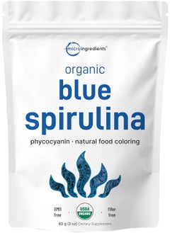 Micro Ingredients Organic Blue Spirulina - 2 oz  - Image 1