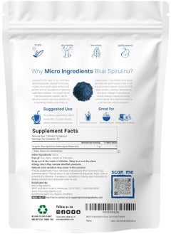 Micro Ingredients Organic Blue Spirulina - 2 oz  - Image 2