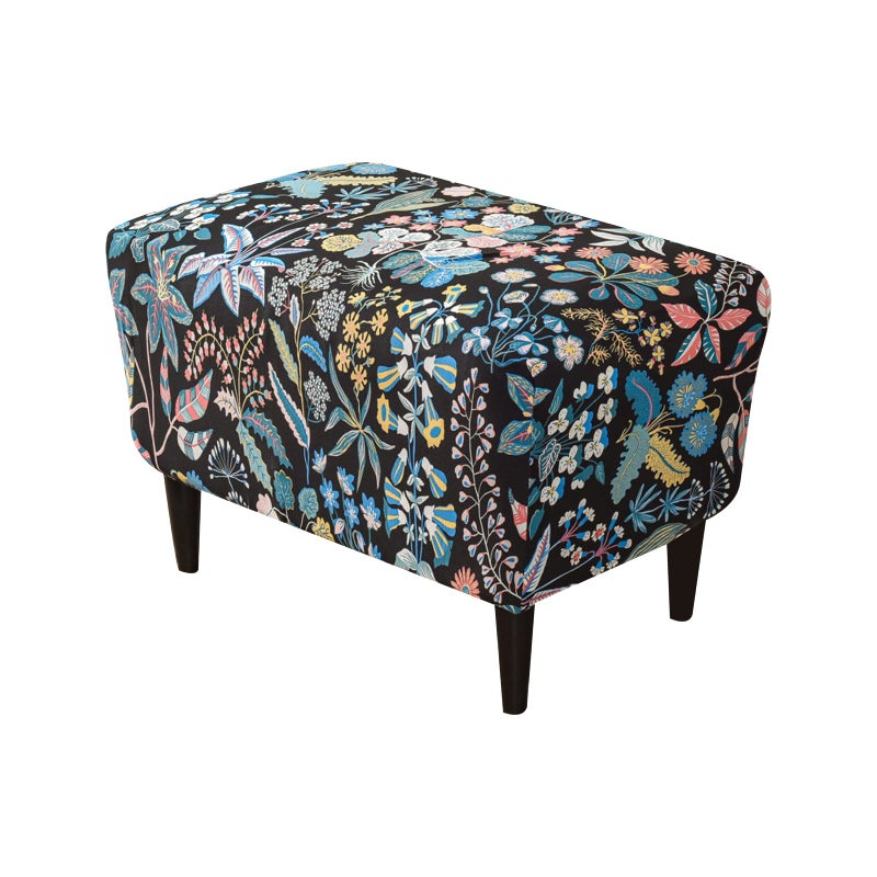 Eco-Ancheng Stretch Ottoman Cover Rectangular Storage Ottoman Slipcover Footrest Stool Covers Ottoman Slipcovers for Foot Stool with Nonslip Elastic Bottom (14,Large) - Image 1