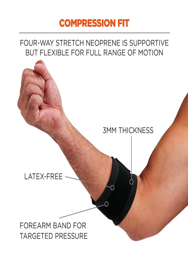 Ergodyne - 16004 ProFlex 500 Elbow Support, Large, Black - Image 2