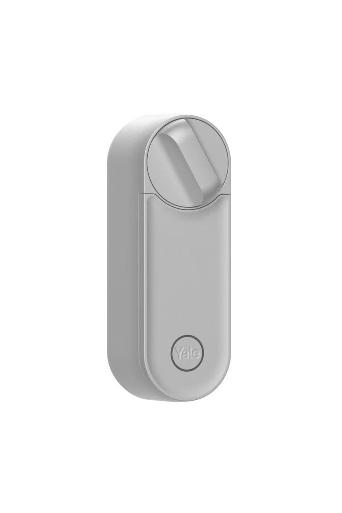 ييل قفل باب ذكي من ييل، طراز Linus L2، فضي، دخول بدون مفتاح، واي فاي وبلوتوث مدمجان، إمكانية الوصول عن بُعد، مفاتيح افتراضية، تركيب مجاني للأسطوانات الأوروبية - Image 1