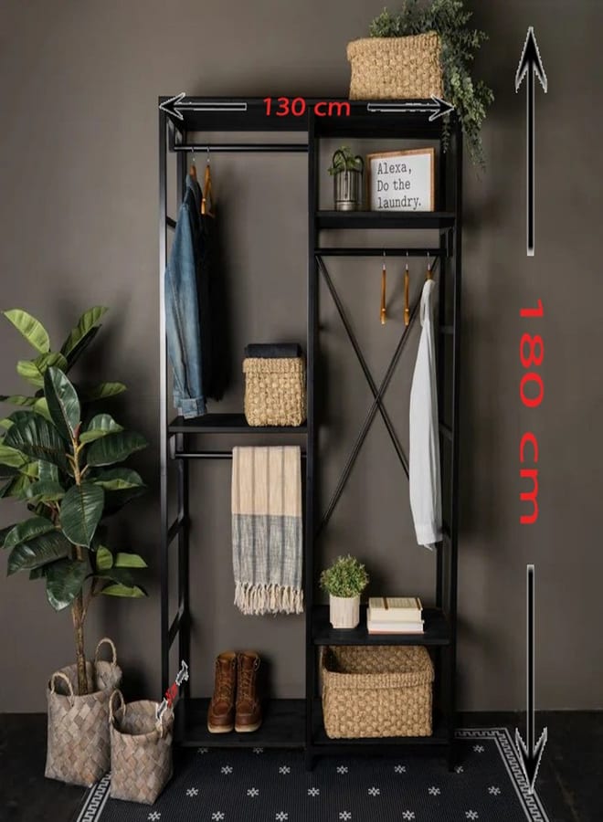 Home Gallery Amazing Open Closet Organizer Brown  - Image 3