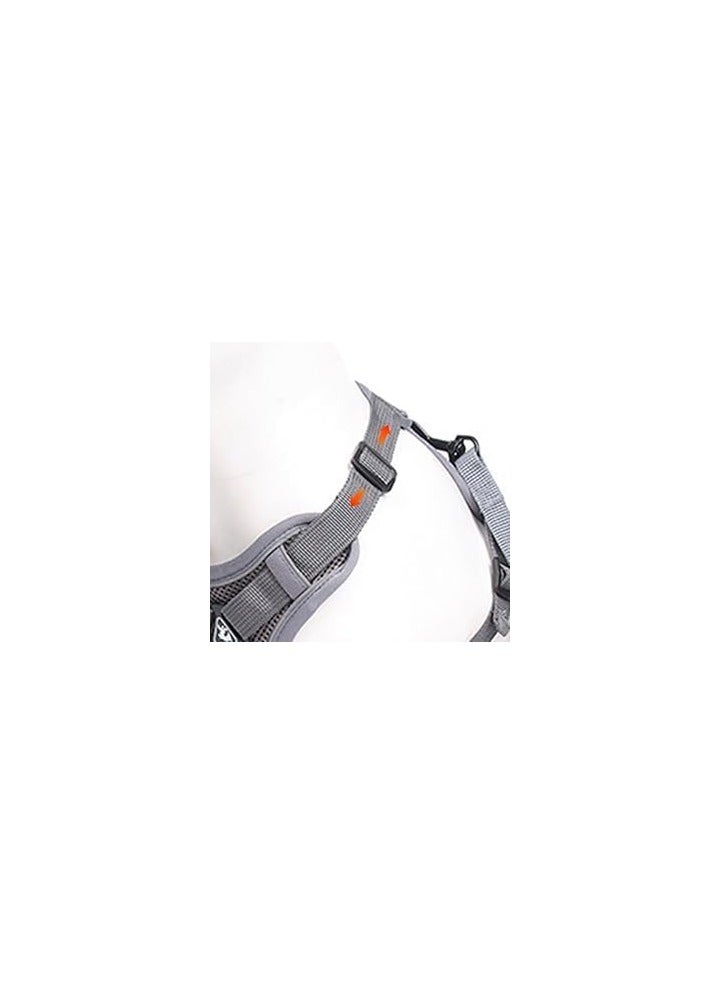 Generic Summer cat Chest Harness and Leash, Anti-Escape Adjustable Soft mesh cat Leash and Chest Harness Set for All Types of Cats cat Vests (Grey, 6.6-9.9lb)  - Image 2