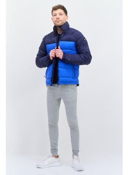 Trespass Men Quilted Puffer Jacket, Blue  - Image 2