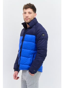 Trespass Men Quilted Puffer Jacket, Blue  - Image 4