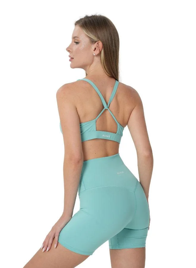موهوكي موهوكي شورت رياضي Levi High Waist Shorts - سماوي