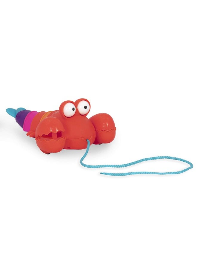 B. Toys Wagglealongs™ Pinchy Pat Developmental Toy Pull Along Lobster Toy Push Or Pull Walking Toy With String Baby Toddler Kids 18 Months +  - Image 4
