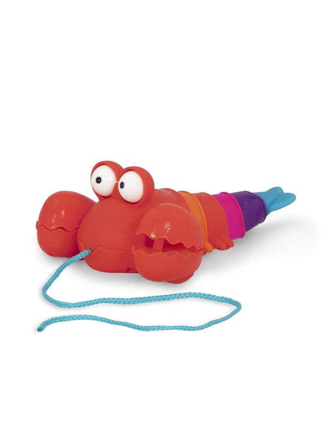 B. Toys Wagglealongs™ Pinchy Pat Developmental Toy Pull Along Lobster Toy Push Or Pull Walking Toy With String Baby Toddler Kids 18 Months +  - Image 2