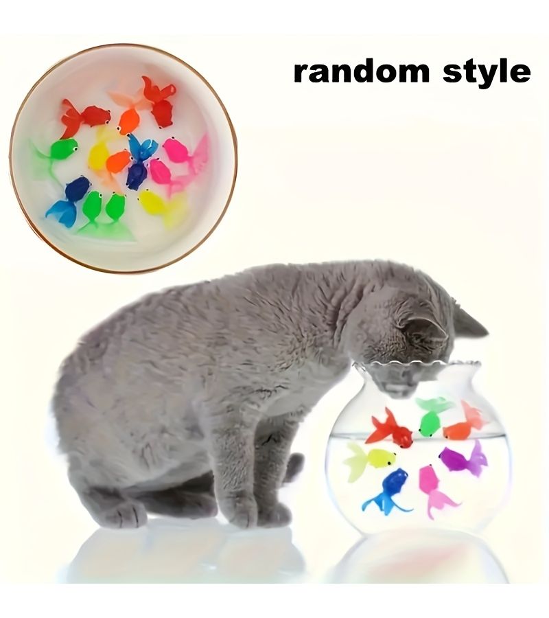 14pcs Floating Plastic Fish Toys for Water Games Party Favors Supplies - Image 4