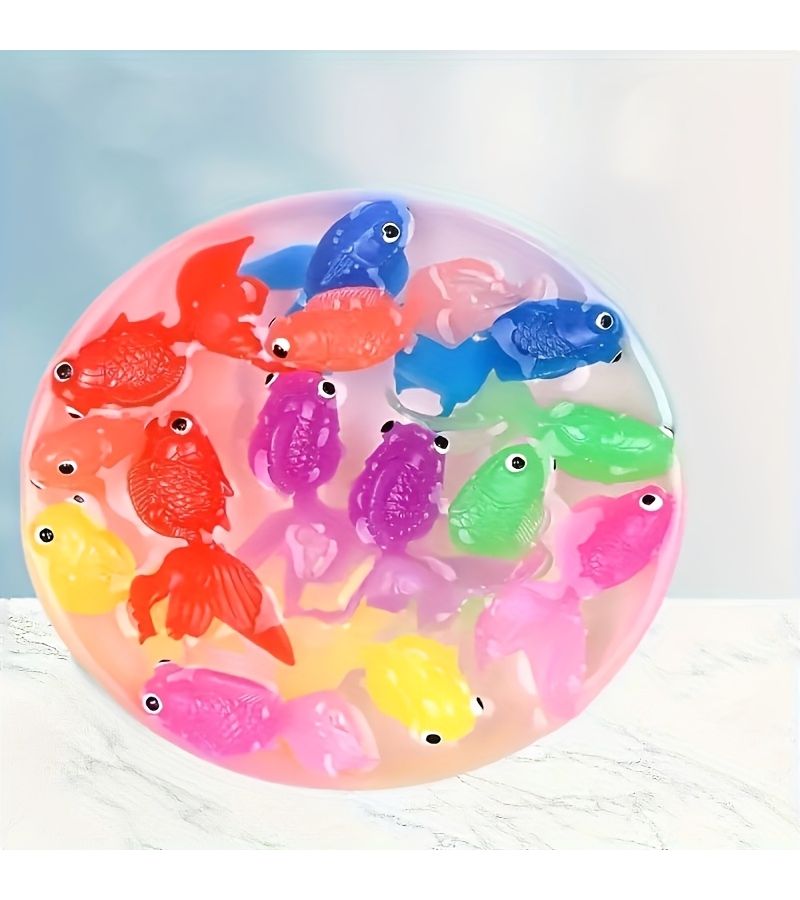 14pcs Floating Plastic Fish Toys for Water Games Party Favors Supplies - Image 2