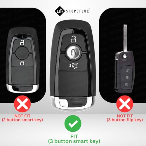 Shopoflux® Silicone Smart Key Cover Compatible with Endeavour | Figo | Aspire | Freestyle Titanium (Pack 2 Black Silicon) - Image 2