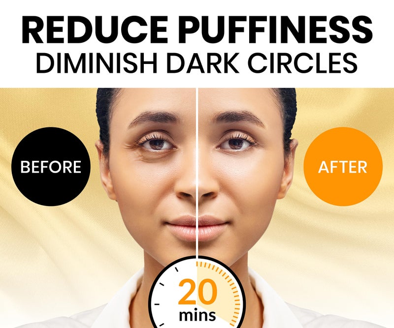 Stylia Under Eye Patches for Dark Circles and Puffy Eyes (30 Pairs) - 24k Gold Under Eye Mask with Vitamin C, Hyaluronic Acid, Pearl Extract - Eye Masks for Dark Circles and Puffiness - Image 2