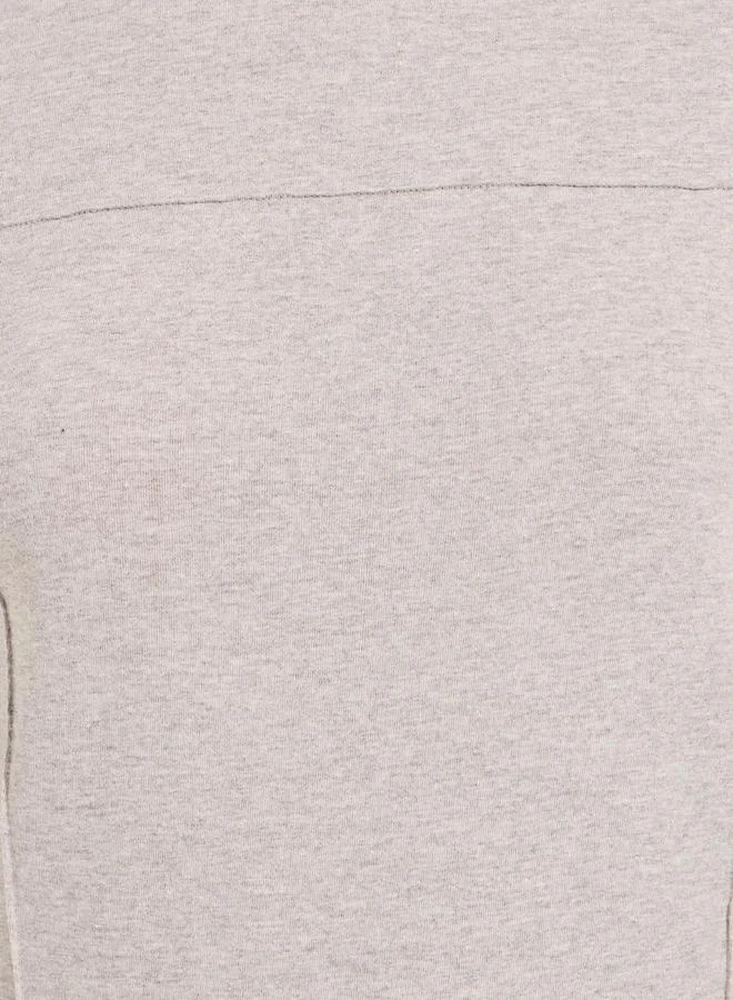 Styli Regular Fit Pintuck Detail T-Shirt with Short Sleeves