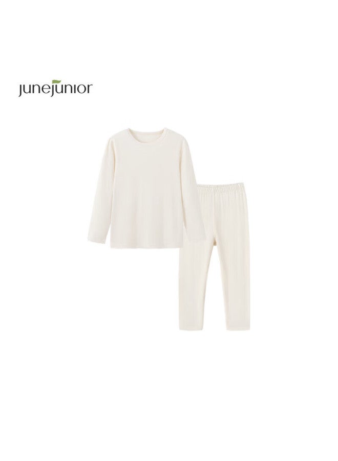 Junejunior Children's Thermal Underwear Set For Autumn And Winter, Boys And Girls' Base Layer Top And Bottom, Lightweight Sleepwear - Image 1