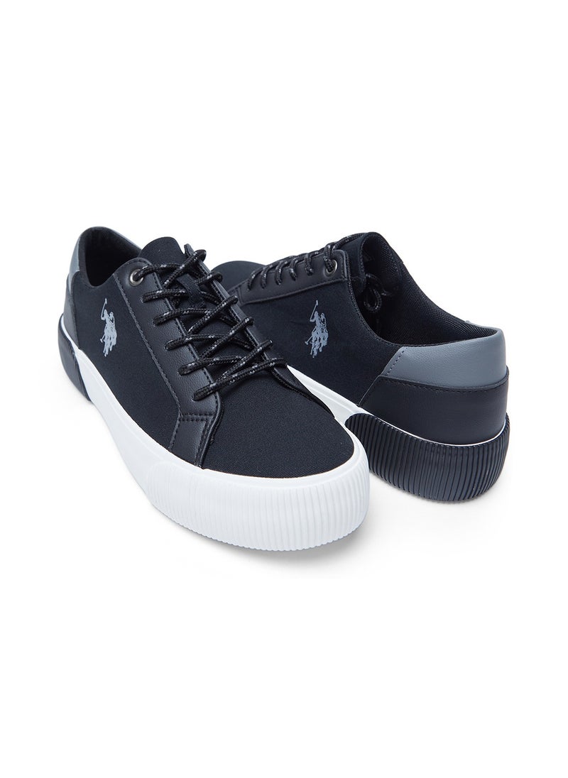 U.S. Polo Assn. - Women's Black Low-Top Sneakers - Lightweight Sporty Design, Comfortable for Casual Wear - Image 1