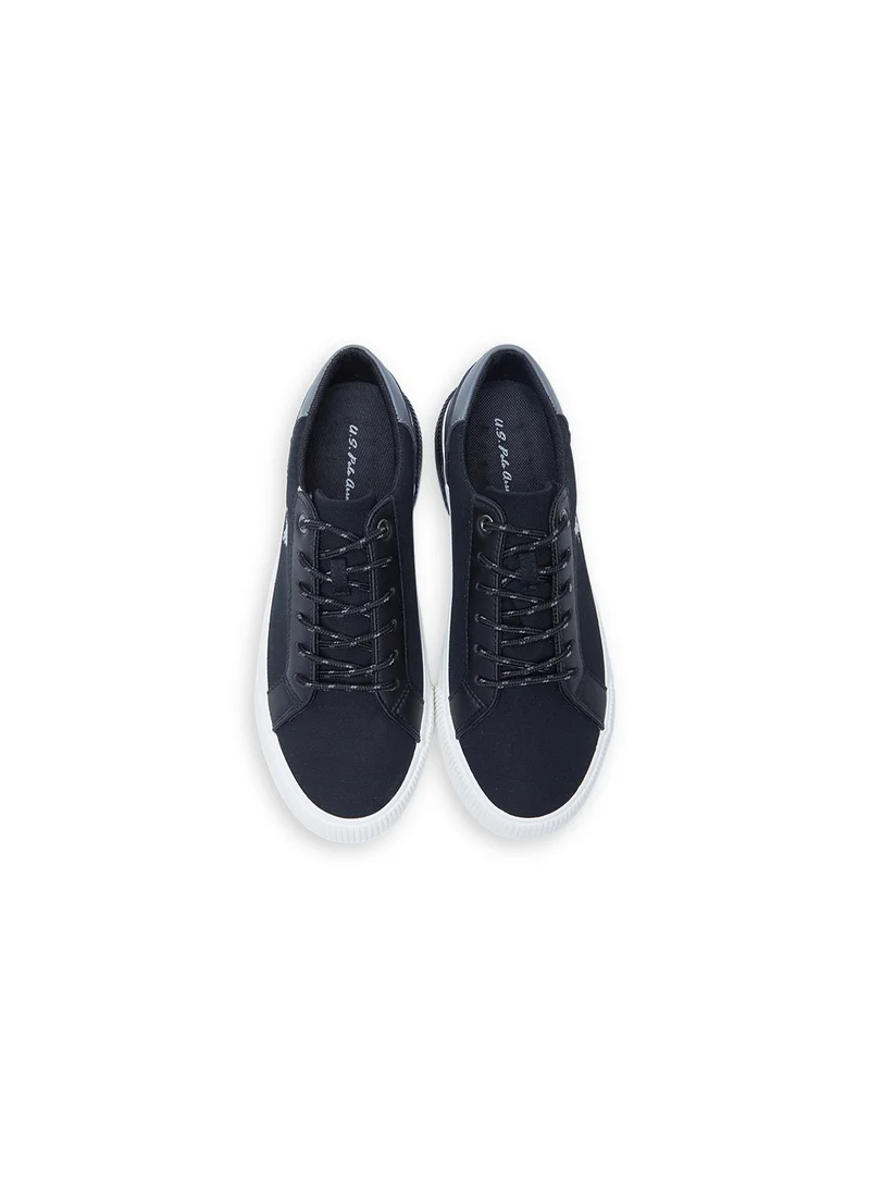 U.S. Polo Assn. Black-Grey Women's Black Low-Top Sneakers - Lightweight Shoes Sporty Design Shoes, Comfortable for Casual Wear for Women | Best Price UAE