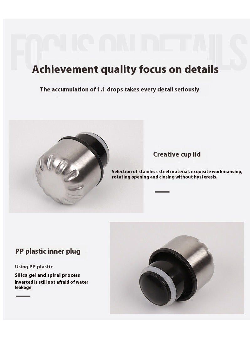 Y&D Stainless Steel Water Bottle,500ml,Leak Proof Office Bottle Gym Bottle Home Kitchen Hiking Treking Bottle Travel Bottle - Image 2