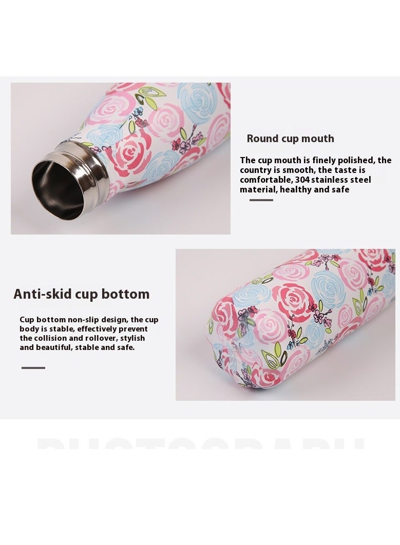 Y&D Stainless Steel Water Bottle,500ml,Leak Proof Office Bottle Gym Bottle Home Kitchen Hiking Treking Bottle Travel Bottle - Image 3