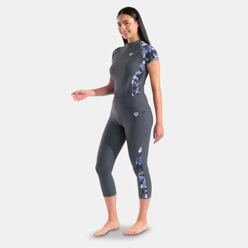 Arena grey Women's Modesty 3/4 Swimming Leggings for Women | Best Price UAE