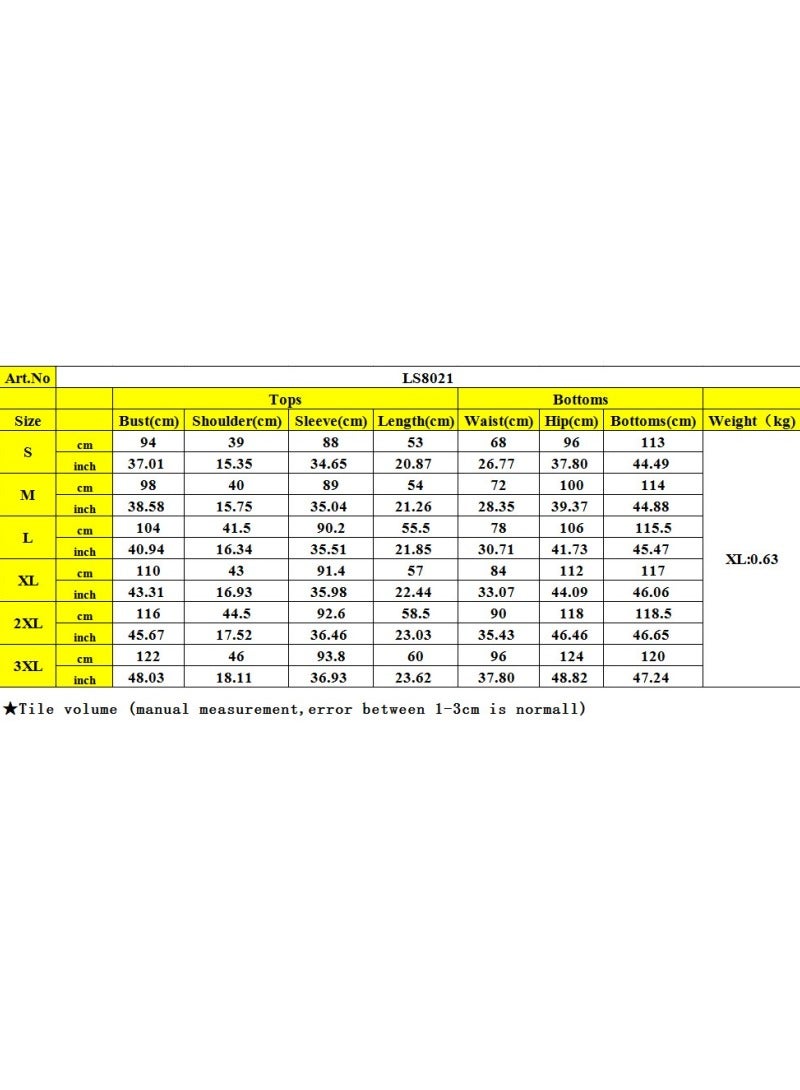 Shougu Fashionable Irregular Sleeve Flared Pants Suit Set - Image 5