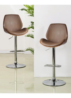 Generic Barstools Swivel Bar Stools Modern Counter Height Barstools Height Adjustable Kitchen Counter Stool  - Image 3