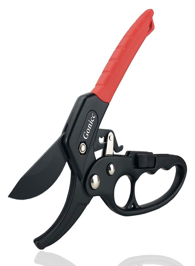 gonicc 8" Professional Ratchet Anvil Pruning Shears (GPPS-1011), Ratcheting Mechanism, Anvil groove design, Reinforced Design Handle, Garden Shears Clippers, Anvil Pruner, Hand Tools Scissors Loppers - Image 1