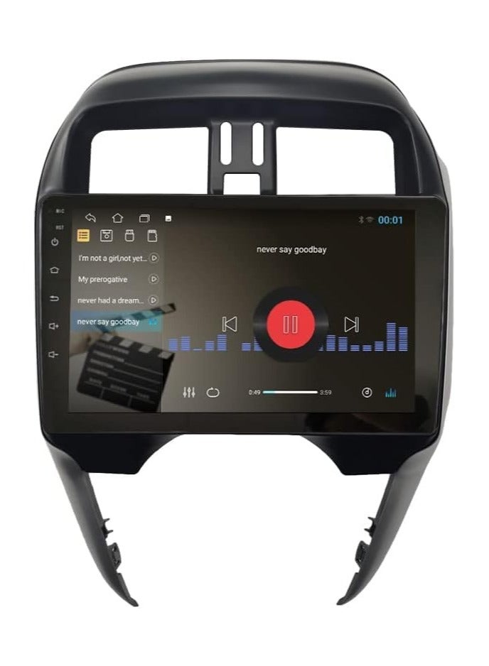 SHEZA STAR Android Car Stereo for Nissan Sunny 2014 2015 2016 2017 2018 2019 4GB RAM 64GB ROM 10 Inch Apple Carplay, MirrorLink WiFi BT, DSP IPS Touch Screen with AHD Camera Included - Image 1