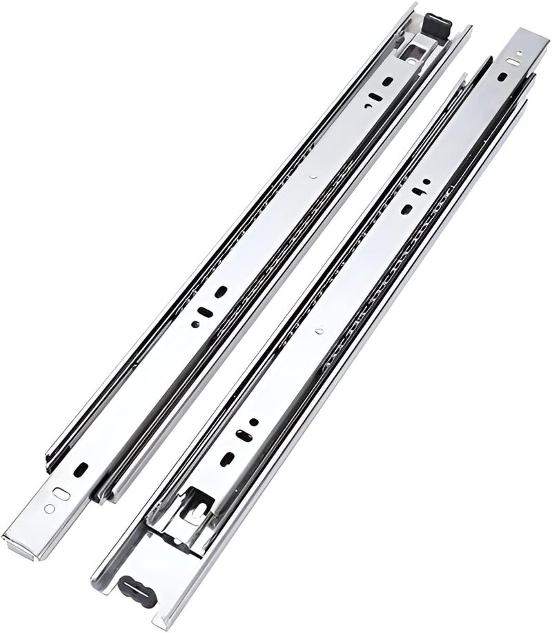 Plantex Drawer Channel/Regular Close Ball Bearing/Channel for Drawer/Telescopic Channel for Wooden & Metals Drawers in Kitchen, Wardrobe, (20-Inch,Silver) 1 Pair Set - Image 1