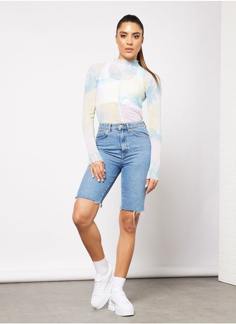 PUMA - Crystal Galaxy Printed Fitted T-Shirt - Image 1