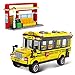 INRATELL School Bus Building Blocks Set City School Day Bus Construction Playset with School Bus  Station Education Learning Roleplay STEM Brick Toys Ideal Gift for Kids Boys Girls Aged 6 488 Pieces - Image 4