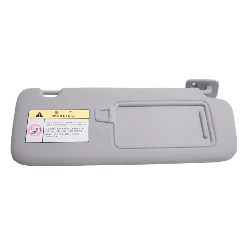 Left and right sun visors, black and gray colors, with mirror, compatible with KIA SportageR 2018 2019 2020 2021(Gray Right) - Image 1