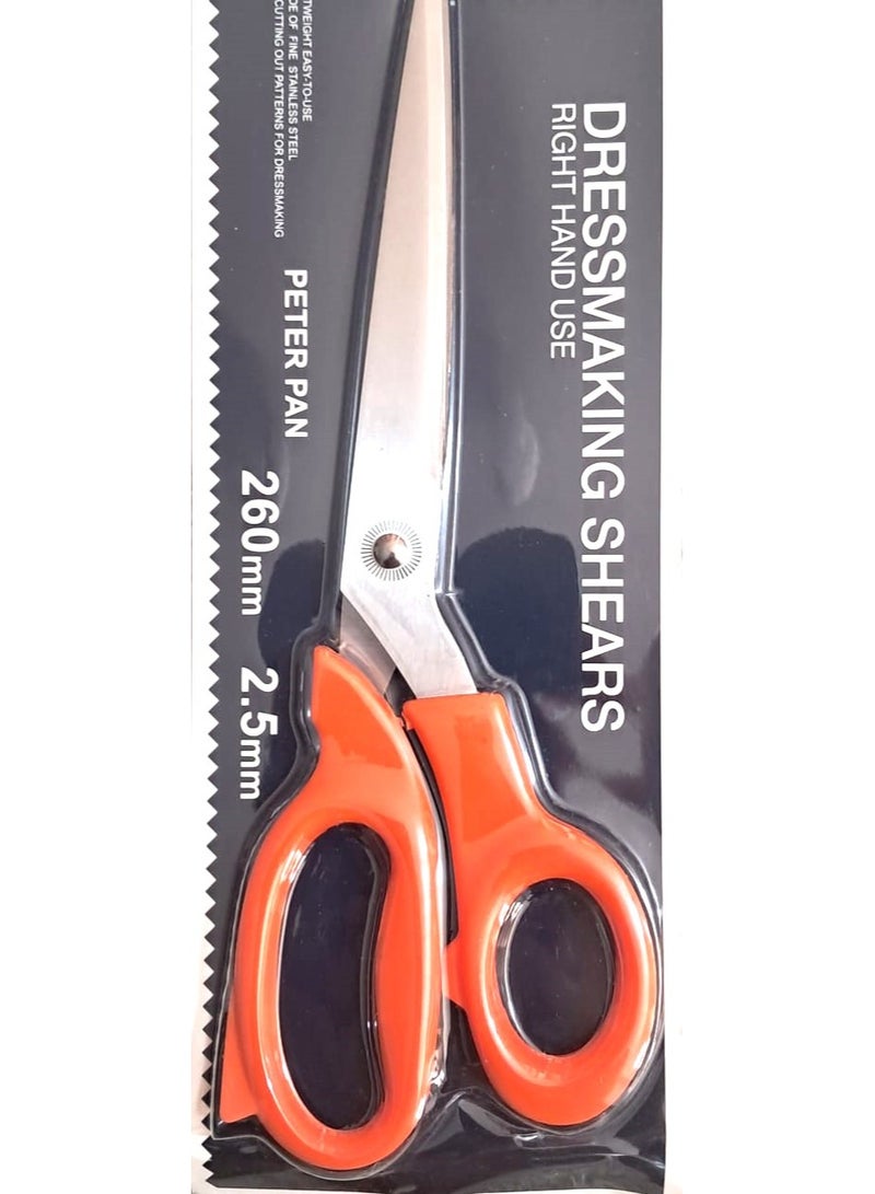 Generic Stainless steel household scissors, orange color, suitable for collecting household items  - Image 2