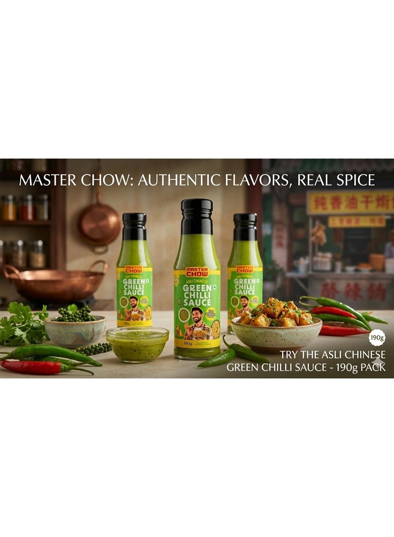ماستر تشو صلصة الفلفل الأخضر الصينية 190 جرام - Image 3