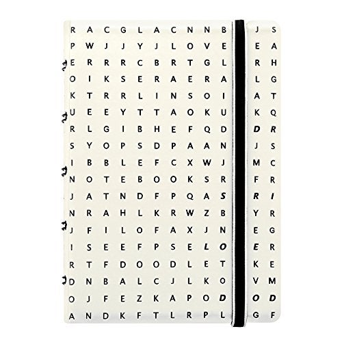 FILOFAX Refillable Impressions Notebook, Pocket Black and White - 112 Cream moveable pages - Index, pocket and page marker (B115046U) - Image 3