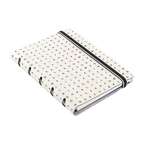 FILOFAX Refillable Impressions Notebook, Pocket Black and White - 112 Cream moveable pages - Index, pocket and page marker (B115046U) - Image 4