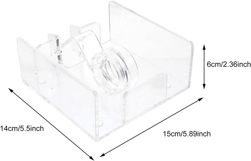 Square Acrylic Napkin Dispenser Tissue Holder for Home and Restaurant Table Use, Crystal Paper Towel Box Compatible with Kitchen and Bathroom Settings - Image 2