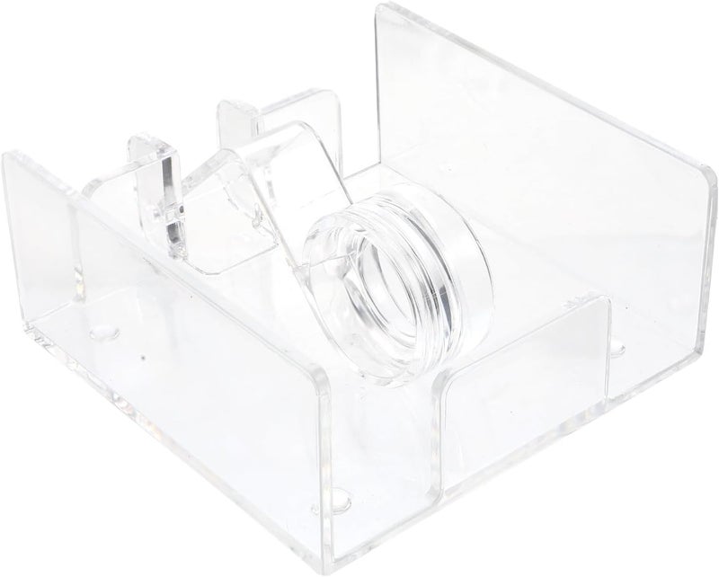 Square Acrylic Napkin Dispenser Tissue Holder for Home and Restaurant Table Use, Crystal Paper Towel Box Compatible with Kitchen and Bathroom Settings - Image 1