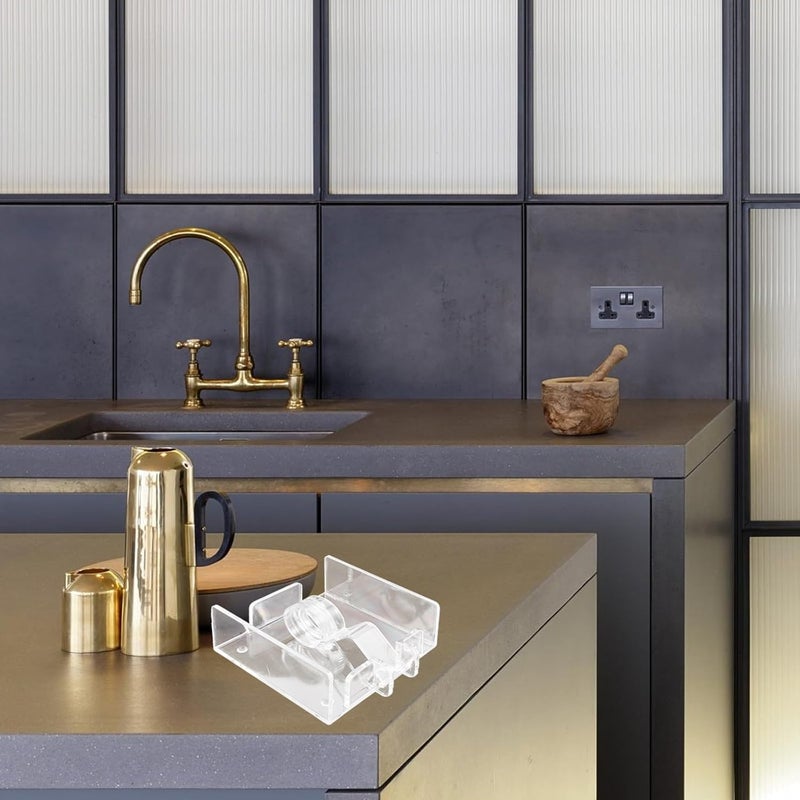 Square Acrylic Napkin Dispenser Tissue Holder for Home and Restaurant Table Use, Crystal Paper Towel Box Compatible with Kitchen and Bathroom Settings - Image 4