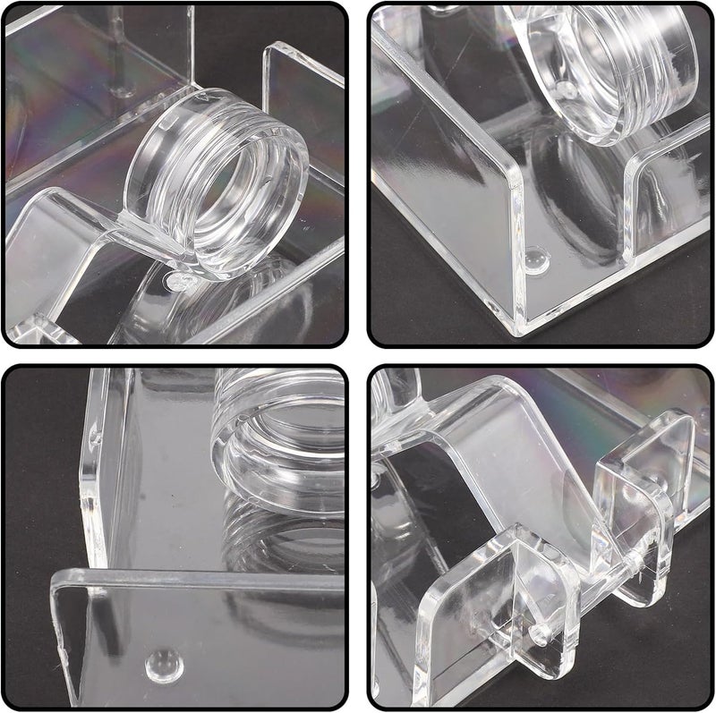 Square Acrylic Napkin Dispenser Tissue Holder for Home and Restaurant Table Use, Crystal Paper Towel Box Compatible with Kitchen and Bathroom Settings - Image 3